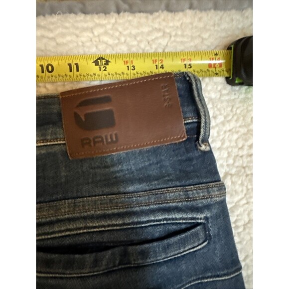 G Star Raw Jeans Mens 28/32 Blue D Staq 3D Slim Waxed Cotton Moto - Picture 7 of 12